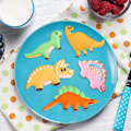 Miniatyrbillede 4 af 8: Dinosaur-kageudstikker, fondant-kageudstikker til børnebagning