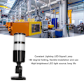 Miniatyrbillede 7 af 8: BERM LED Signallampe 2 Farver Foldbar Industriel Maskinværktøjs Advarselslampe Konstant Lys 12-24VDC Universal