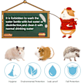 Miniatyrbillede 7 af 7: Hamster Vandflaske til Marsvin Små Dyr med Stativ Holder - Hængende uden dryp til Bur Akvarium (125ml)