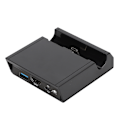 Miniatyrbillede 2 af 5: HDMI Bærbar Opladningsdock Base Desktop Oplader til Switch/Lite med Hovedtelefoninterface