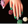 Miniatyrbild 6 av 6: Nagelträningshand, flexibel, rörlig konstgjord hand för nagelövningar, manikyr, övningsverktyg (vänster hand)