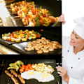 Miniatyrbild 3 av 5: Set med 5 grillmattor, grillmatta, bakplåt, gasolgrill, ugn, elektrisk kol, non-stick