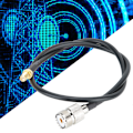 Miniatyrbillede 3 af 5: SMA Hun til UHF Hun Sort Jumper Wire Adapter til UHF Base og Mobile Antenner