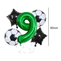 Miniatyrbillede 2 af 5: Gigant, Ballon Nummer, Balloner Til Fødselsdage, Fodbold Dekorationer