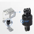 Miniatyrbilde 4 av 5: 360 Graders Rotasjonsarm Adapter i Aluminium for GoPro Hero Metall Adapter