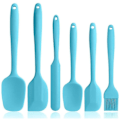Miniatyrbild 2 av 7: Mångsidig kökskompis, värmebeständigt silikonspatelset, non-stick silikonverktyg av livsmedelskvalitet, hållbar design i ett stycke, flexibel BPA-fri