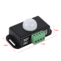 Miniatyrbillede 4 af 5: DC 12V/24V Bevægelsessensor Switch til LED Lysbånd