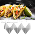 Miniatyrbillede 5 af 6: 2 stk. Taco Pancake Stativ Opbevaringsstativ Holdere til Restaurant Hotel Hjem Køkken Brug Type 2