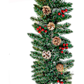 Miniatyrbild 3 av 6: Julbelyst girlang för inomhusbruk under vintern, batteridriven juldekoration med högkvalitativ PVC-koppartråd, festligt utseende av tall