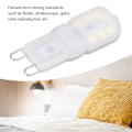 Miniatyrbilde 7 av 8: 6 stk G9 LED-pærer Dimmbare 3W Energibesparende 360 Graders Lys Pære for Taklamper og Hengelamper Hvit Lys 220-240V