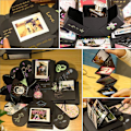 Miniatyrbild 4 av 5: Explosionsbox av pysselpapper, hjärtformad minnesförvaring för frieripresent, DIY handgjort album perfekt som jubileumspresent
