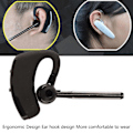 Miniatyrbild 7 av 8: Bluetooth-hörlurar Stereo Brusreducering 180 Grader Justerbar Trådlös Business Hörlurar för Kontor Körning