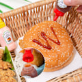 Miniatyrbillede 2 af 5: Plastik Mini Bento Soy Sauce Flasker Klem Salatdressing Flasker Bærbare Saucebeholdere
