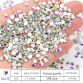 Miniatyrbillede 2 af 5: Krystalglas Hotfix Rhinestones, til Håndværk Tøj Kostumer Sko Smykker, Runde Glassten