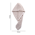 Miniatyrbild 2 av 5: 3-pack mikrofiberhårhandduk för kvinnor, absorberande hårhandduk