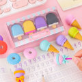 Miniatyrbillede 5 af 5: Kreativ cupcake-viskelæder, cupcake-viskelæder i forskellige frugter
