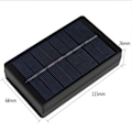 Miniatyrbild 6 av 8: 1W 4V Bärbar Solpanel Laddare Laddningsbox för AA/AAA Batteri Svart