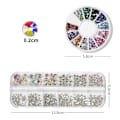 Miniatyrbillede 2 af 5: Neglekunst Rhinestones, Negle Diamant Sæt til Kvinder Negle Krystaller