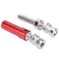 Miniatyrbilde 3 av 3: Metall CVD Bakaksel Reservedeler Passer for WLtoys 12428 12423 1/12 RC Bil Rød
