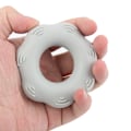 Miniatyrbild 3 av 7: Hand Fitness Silikon Elastisk Greppring Spänningstränare för Rehabiliteringsterapi (Grå)