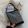 Miniatyrbillede 4 af 5: Vanddiamant Nitter Aftenpung Kvinders Clutch Crossbody