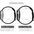 Pikkukuva 3 / 5: Adorve Yhteensopivat Apple Watch -rannekkeet 45 mm 44 mm 42 mm SE iWatch