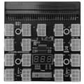 Breakout Board 17 Port 6pin LED Display Modul Serverkort Adapter För 1200w 750w PSU GPU Miner Mini
