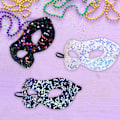 Miniatyrbild 4 av 5: 3 st Masquerade Mask för kvinnor Sequin Mask för Halloween