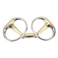 Miniatyrbilde 2 av 8: 135mm Heste Ring Snaffle Bit Rustfritt Stål og Kobber Hengsel Hest Løst Ring Snaffle for Utendørs Gaver