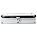 Miniatyrbillede 3 af 5: 12 Række Aluminium Rektangulær Ur Smykke Display Opbevaring Organizer Box (12 Rækker)