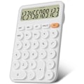 Miniatyrbillede 1 af 5: 12-cifret lommeregner til skole, bordstørrelse 16 x 11 cm, store knapper, let at trykke LCD-skærm, 15° vippebar skærm til børns lommeregnere