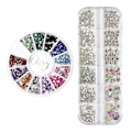 Miniatyrbild 1 av 5: Nagelkonst Strass, Naglar Diamant Kits för Kvinnor Nagel Kristaller