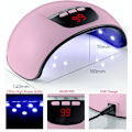 Miniatyrbild 3 av 3: LED UV Gel Nagellamp Set - 45W Bärbar Nagel Torktumlare för Gel Polish Härdning med Nagelkonst Verktyg, Auto Sensor Professionell Manikyr Härdningslampa
