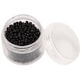 Miniatyrbilde 2 av 5: 1000 stk 3mm x 2mm Silikon Mikro Lenker Ringer Perler Hårforlengelsesverktøy Svart
