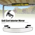 Miniatyrbillede 7 af 8: Golfvogn Bakspejl Buet Design Bred Klar Udsigt Nem at Installere Udskiftning til Club Car