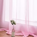 Miniatyrbillede 7 af 8: Voile Gardin Transparent Gardin i Ensfarvet Stangedesign