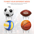 Miniatyrbillede 7 af 8: 2 stk. Basketball Stativ Holder Fodbold Stativ Akryl Bold Dis