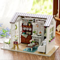 Miniatyrbild 3 av 8: Romantisk Gåva Miniatyr Dockhus Kit, DIY Kreativt Rum med Dekorativa Möbler, Sött Dockhus Premium Material Säker Ofarlig Hållbar Användning för
