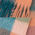 Miniatyrbillede 3 af 5: Stor Chunky Plaid Sjal Farvet Ternet Oversize Sjal