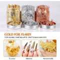 Miniatyrbillede 2 af 8: Guldfolie Flager til Harpiks, 3 Flasker Metallic Folie Flager 15