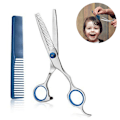 Miniatyrbillede 1 af 5: Professionelle Barber/Salon Razor Edge Hårklippesaks/Sakse, Rustfrit Stål Hår Saks Bedst til frisering med meget skarpe blade