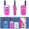 Miniatyrbild 7 av 7: Walkie Talkies för barn 3 km lång räckvidd Barn Walky Talky