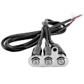 Miniatyrbillede 2 af 6: 12V Motorcykel Styrstangskontakt LED Modificeringsbeslag Kontrol Trykknap med 3 stk. Kontaktknapper