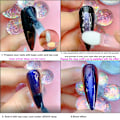 Miniatyrbild 4 av 6: Nagelpulver 6 färger spegel laser nagelpulver för hartsuppsättning,