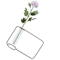 Miniatyrbillede 6 af 8: Innovativ Hængende Plante Test Tube Transparent Hydroponisk Plante Vaser til Hjem Indendørs Sort