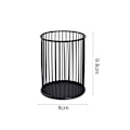 Miniatyrbilde 2 av 5: Metallpennholdere for skrivebord, sminkekostbeholdere, blyantholdere
