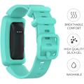 Miniatyrbilde 6 av 8: Kompatibel med Fitbit Ace 2-bånd for barn 6+, myk silikon
