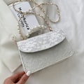 Miniatyrbild 3 av 6: Ny väska dammode Pärla handväska kedja axelväska crossbody