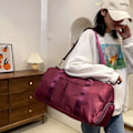 Miniatyrbillede 4 af 5: Gymtasker til mænd Vandafvisende Duffel Weekender Taske til Kvinder og Mænd