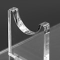 Miniatyrbilde 4 av 8: Transparent Lys Sabel Akryl Stativ Skrivebord Lys Sabel Leke Display Stativ Dekorativ Holder